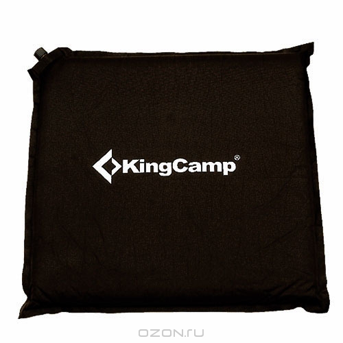 Подушка "KingCamp", самонадувающаяся, цвет: черный