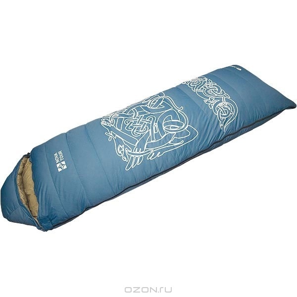 Спальный мешок-одеяло пуховой "Альбаган", "NOVA TOUR", цвет: синий